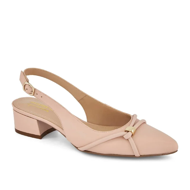 Women's red - carpet stiletto heel pumps for a glamorous eventAndrea Slingback Low Heel Pumps