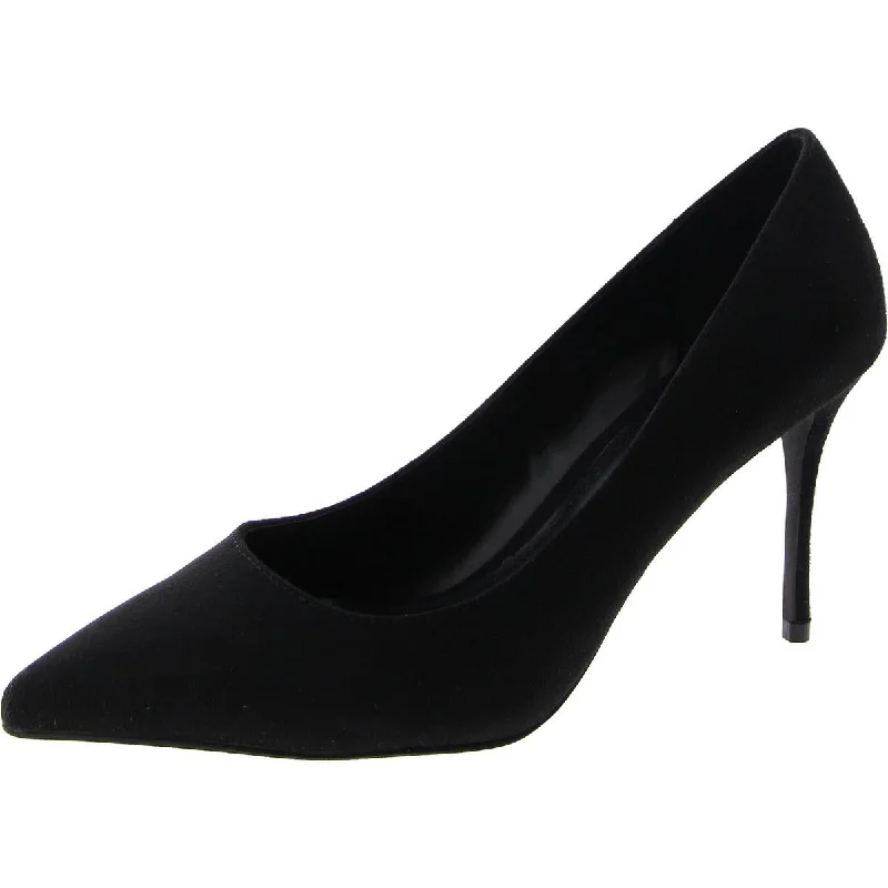 Women's office - appropriate stiletto heel pumps with a low - heel optionGracie Womens Faux Suede Padded Insole Pumps