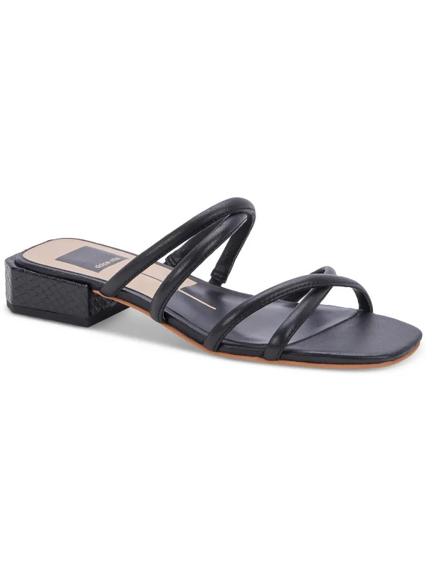 Women's satin - lined stiletto heel pumps for extra comfortWomens Patent Leather Embossed Heel Block Heels