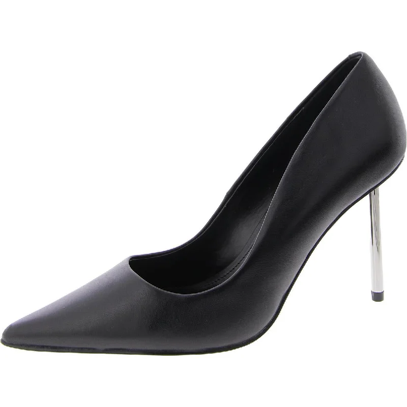 Women's hypoallergenic stiletto heel pumps for sensitive skinKristie Womens Leather Pointed Toe Pumps