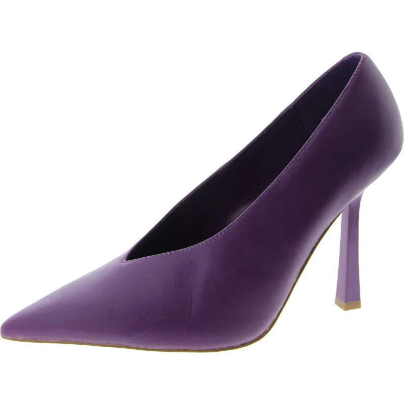 Women's mule - style stiletto heel pumps with a bow accentSedona Womens Leather Pointed Toe Pumps