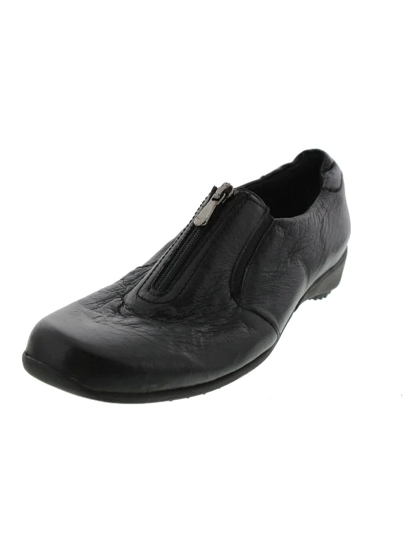 Women's mule - style stiletto heel pumps with a bow accentBerkley Womens Leather Solid Wedge Heels