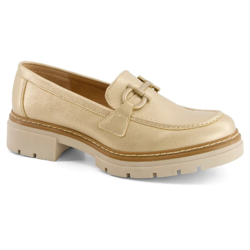 Women's non - slip stiletto heel pumps for safety on slippery floorsAndrea Heeled Loafers