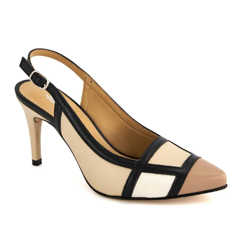 Women's mustard yellow stiletto heel pumps for a trendy pop of colorAndrea Slingback Heels