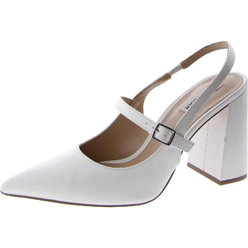 Women's red - carpet stiletto heel pumps for a glamorous eventMaegan Womens Buckle Slingback Heels
