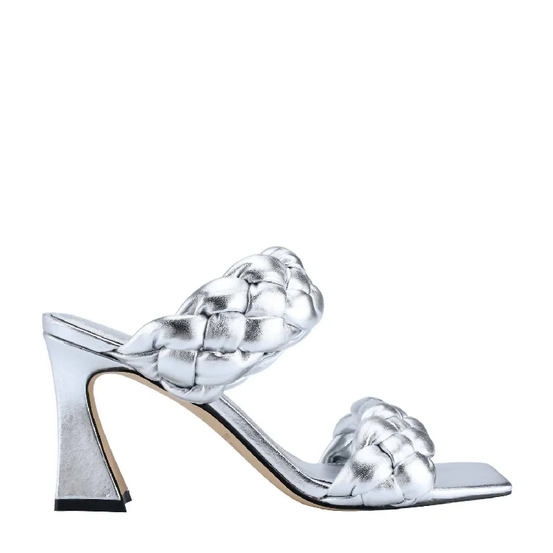 Women's red - carpet stiletto heel pumps for a glamorous eventHammy Heeled Sandal In Silver