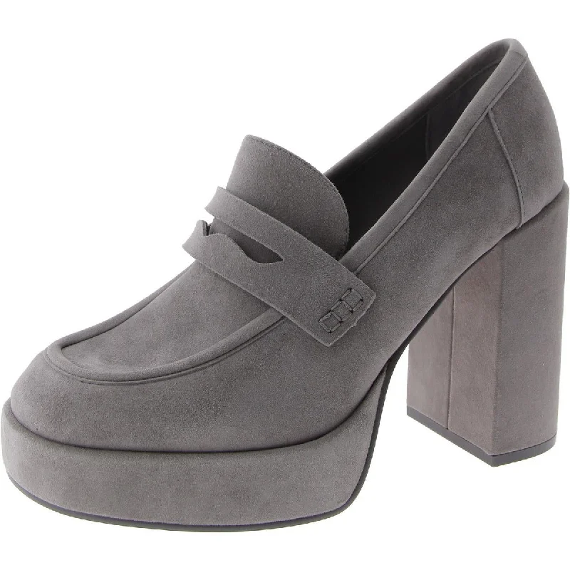 Women's red - carpet stiletto heel pumps for a glamorous eventAshe Womens Block Heel Slip-On Loafer Heels