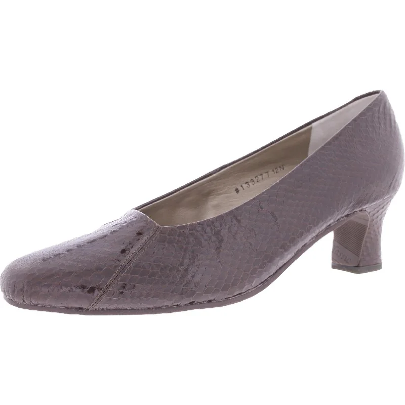 Women's faux suede stiletto heel pumps for a budget - friendly optionVicki Womens Solid Slip On Pumps