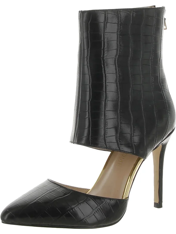 Women's shock - absorbing stiletto heel pumps for all - day wearWomens Leather Pointed Toe Pumps