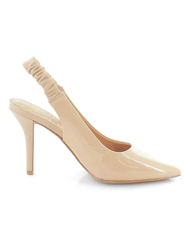 Women's date - night stiletto heel pumps with a sexy silhouetteTolinnis Heel In Sandstone