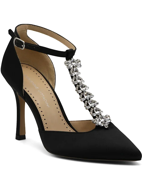 Women's date - night stiletto heel pumps with a sexy silhouetteGRANDSTAND Womens Satin Pumps