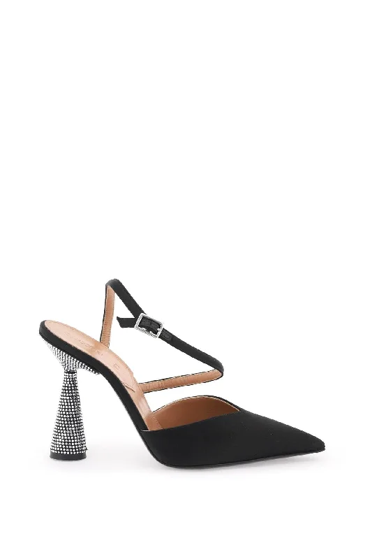 Women's platform stiletto heel pumps with a chunky soleD'accori Arya Slingback Pumps