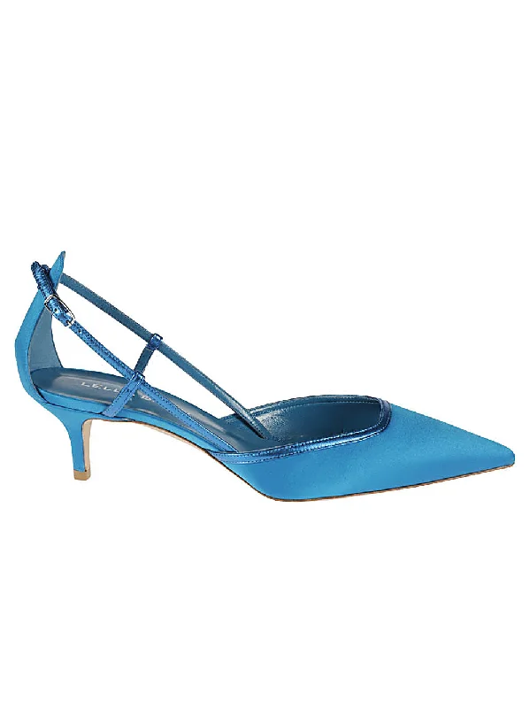 Women's genuine leather stiletto heel pumps with a soft finishLella Baldi Women's With Heel blue