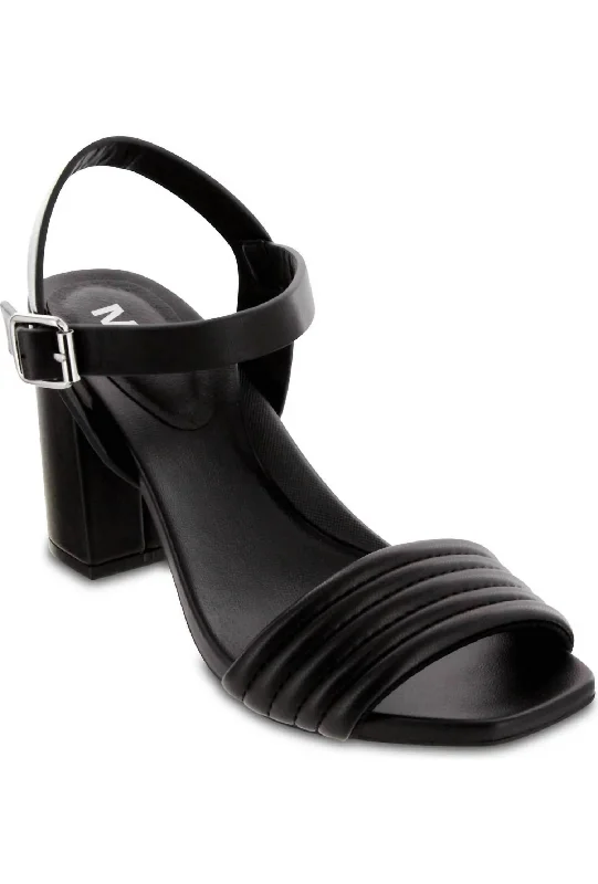 Women's hypoallergenic stiletto heel pumps for sensitive skinFaelynn Heels In Black