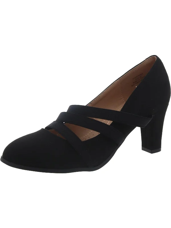 Women's bronze stiletto heel pumps for a warm and metallic lookWomens Faux Suede Pointed toe Pumps