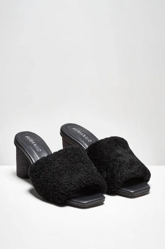 Women's tassel - adorned stiletto heel pumps for a bohemian touchSilas Mule In Blackish
