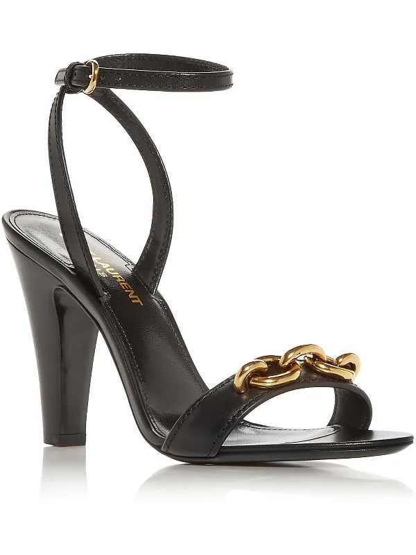 Women's hypoallergenic stiletto heel pumps for sensitive skinWomens Stiletto Pump Ankle Strap