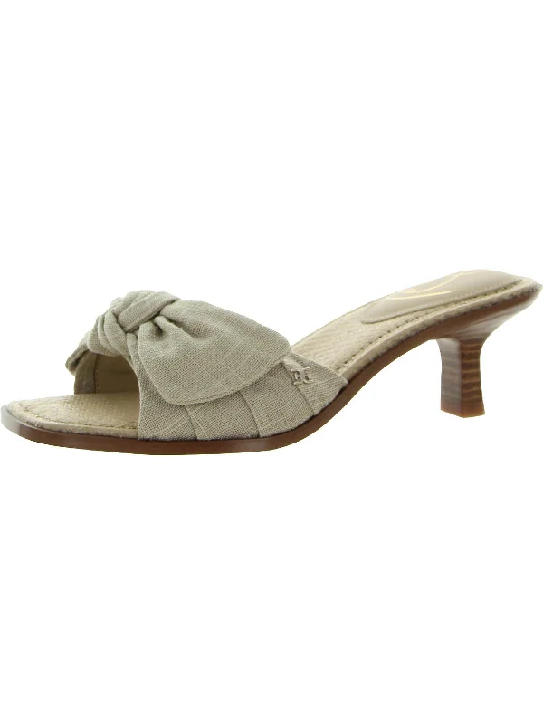 Women's adjustable - strap stiletto heel pumps for a customizable fitDarcie Womens Padded Insole Square Toe Kitten Heels