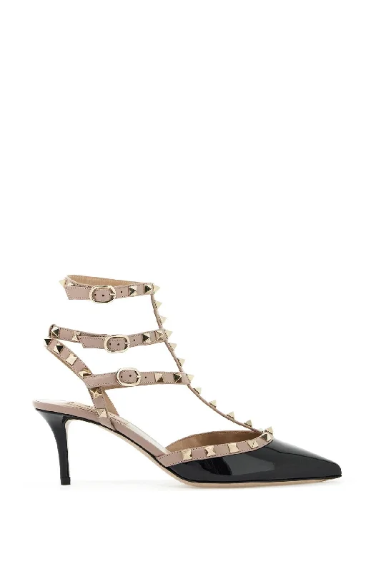 Women's hypoallergenic stiletto heel pumps for sensitive skinValentino Garavani Rockstud Slingback Pumps