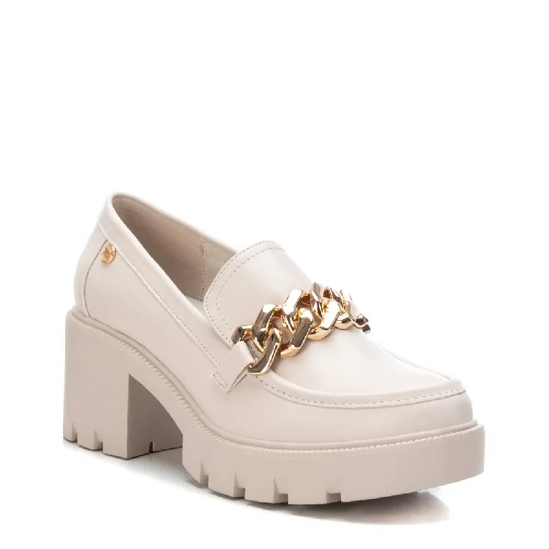 Women's brocade stiletto heel pumps with a vintage feelWomen's Heeled Moccasins By XTI