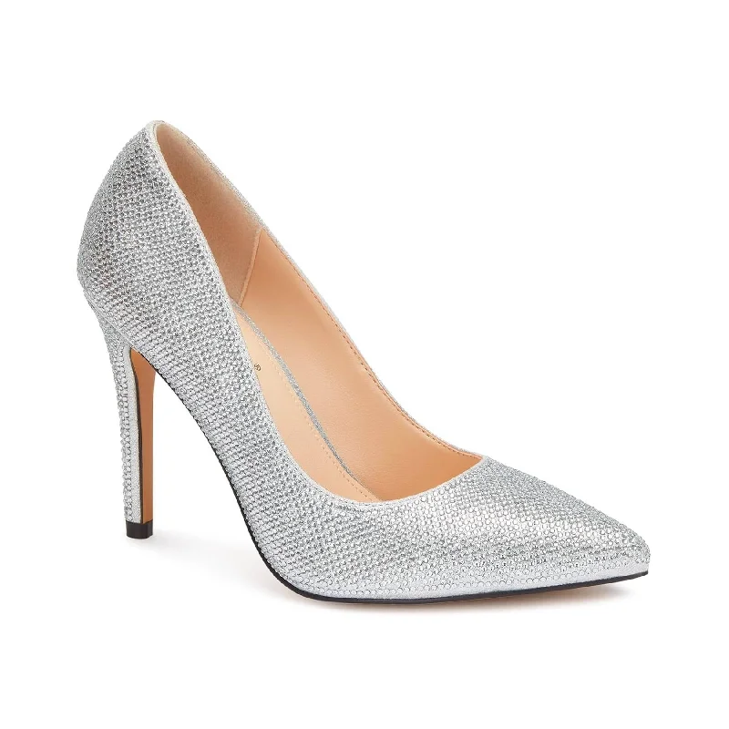 Women's bronze stiletto heel pumps for a warm and metallic lookAndrea High Heels With Rhinestones