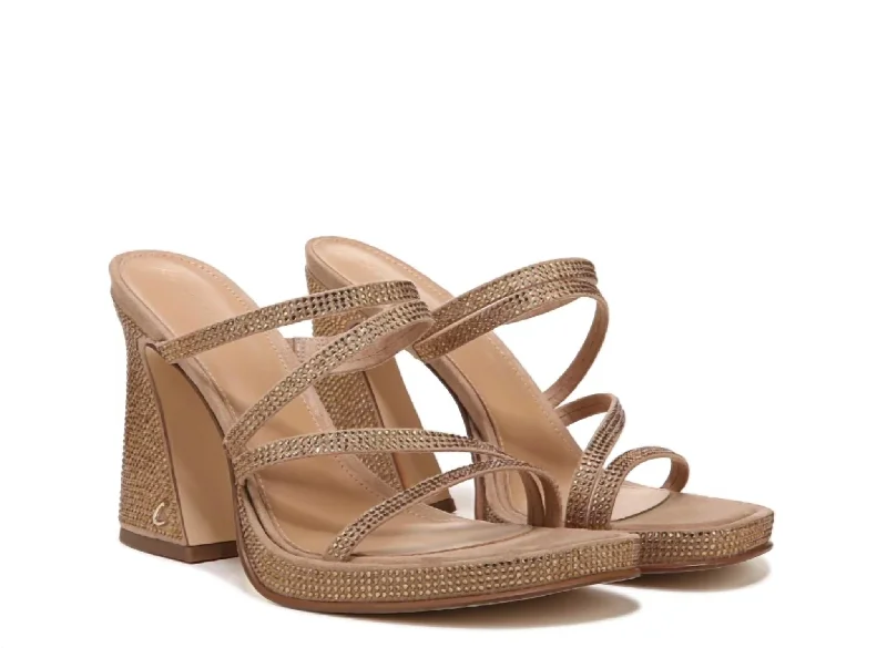 Women's date - night stiletto heel pumps with a sexy silhouetteHanson Heels In Light Golden