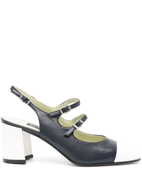 Women's satin - lined stiletto heel pumps for extra comfortCarel Paris Women's With Heel blue