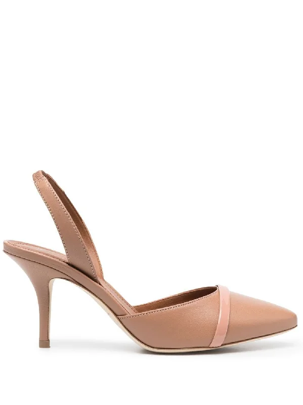 Women's stretchy stiletto heel pumps for easy on and offMalone Souliers Women's With Heel Powder