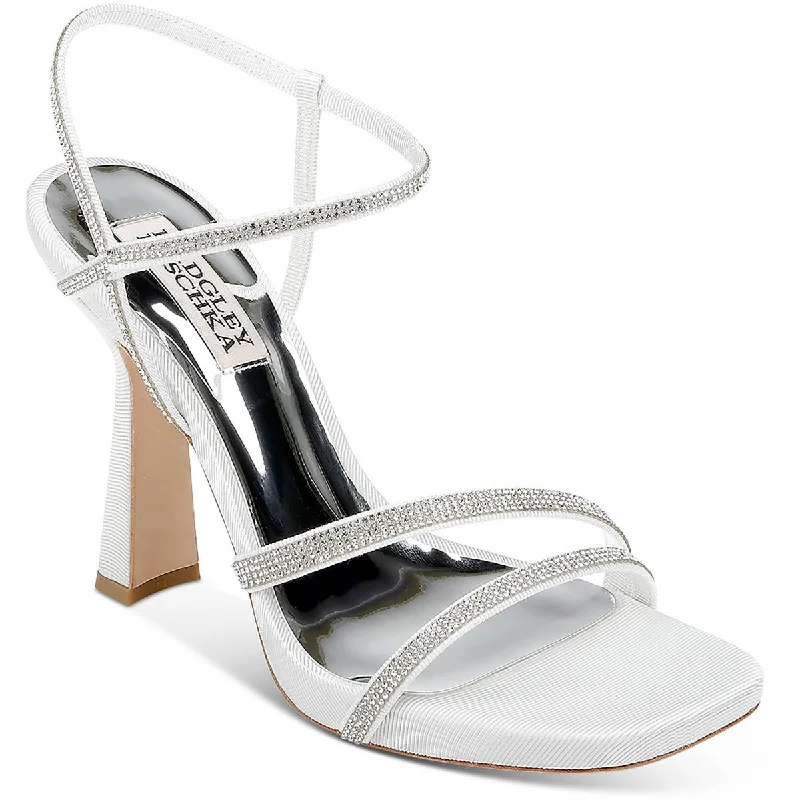 Women's peach stiletto heel pumps for a soft and feminine appealUrbana Womens Leather Strappy Pumps