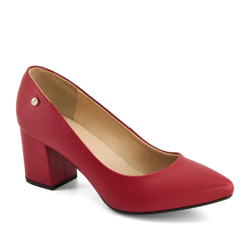 Women's tassel - adorned stiletto heel pumps for a bohemian touchAndrea Block Heel Pumps