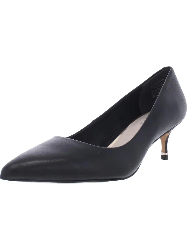 Women's brocade stiletto heel pumps with a vintage feelRiley 50 Pump Womens Leather D Kitten Heels