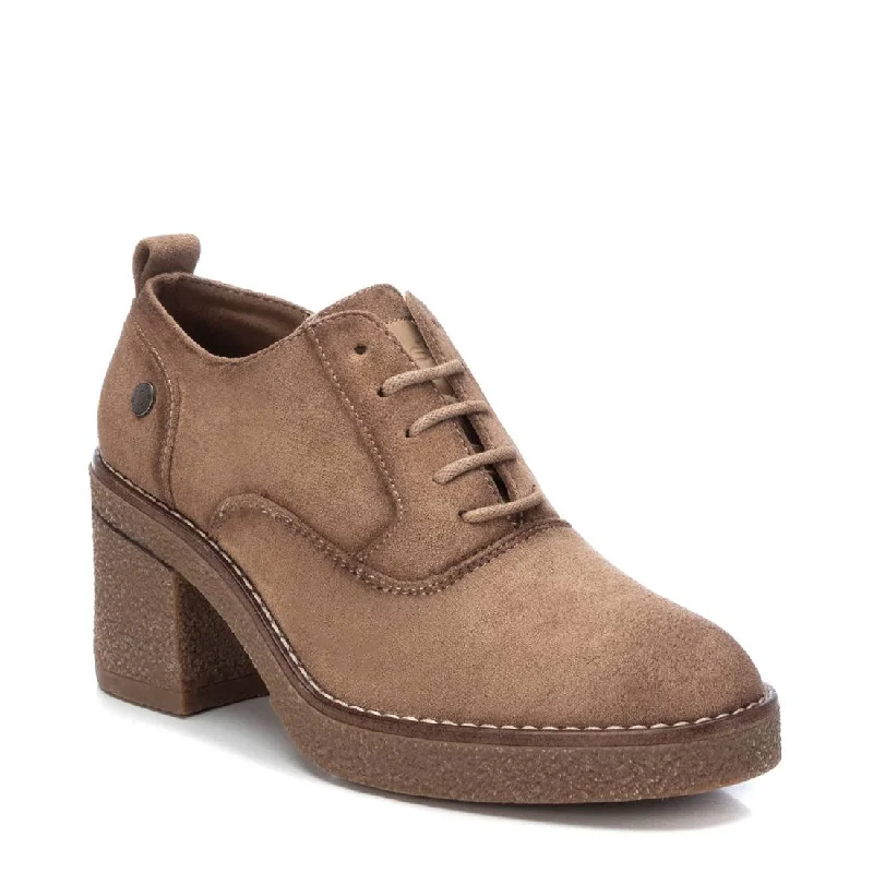 Women's lavender stiletto heel pumps for a delicate styleWomen's Suede Heeled Oxfords By XTI