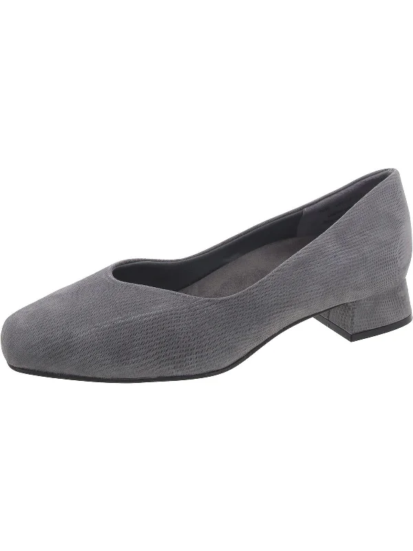 Women's water - resistant stiletto heel pumps for unexpected situationsWomens Faux Suede Printed Kitten Heels