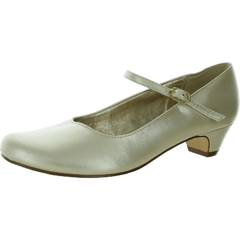 Women's forest green stiletto heel pumps for a nature - inspired lookWomens Round toe Dressy Kitten Heels