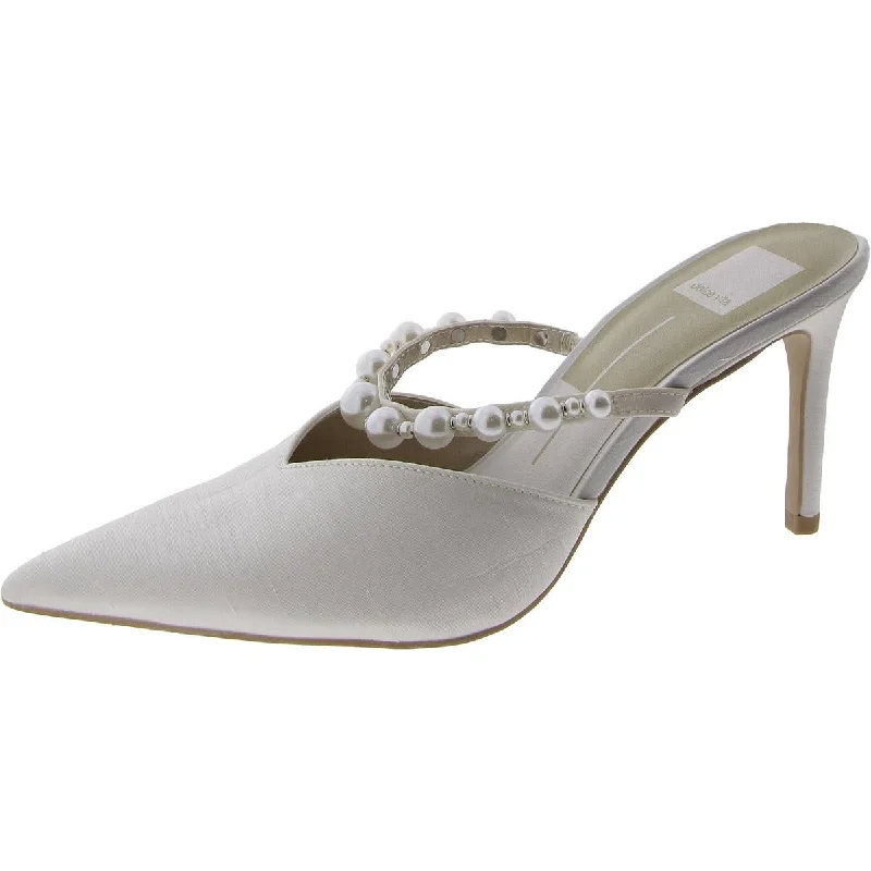Women's non - slip stiletto heel pumps for safety on slippery floorsWomens Satin Pointed toe Pumps