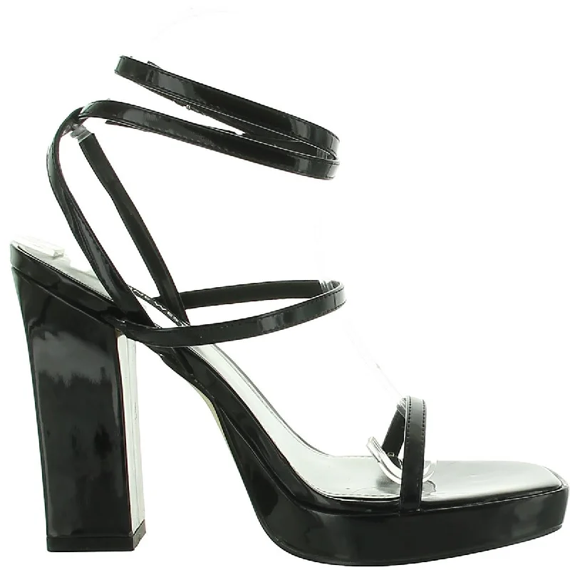 Women's office - appropriate stiletto heel pumps with a low - heel optionBENZ3 Womens Strappy Dress Pumps