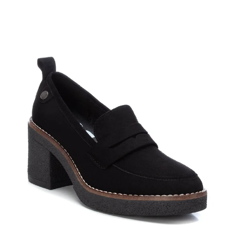 Women's studded stiletto heel pumps for an edgy lookWomen's Heeled Suede Moccasins By XTI