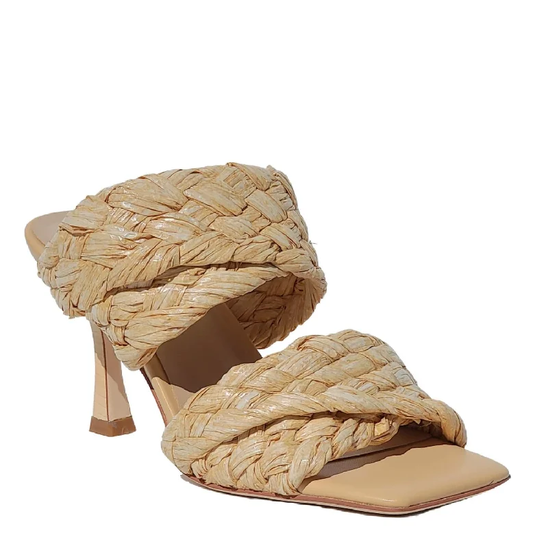 Women's stretchy stiletto heel pumps for easy on and offWomen's Websta Rafia Sandals In Natural