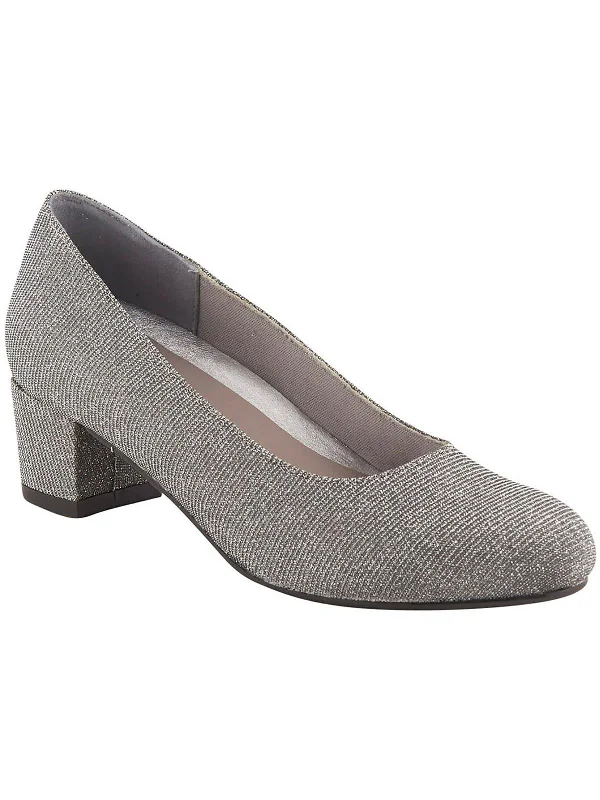Women's date - night stiletto heel pumps with a sexy silhouetteSuave Womens Padded Insole Canvas Pumps