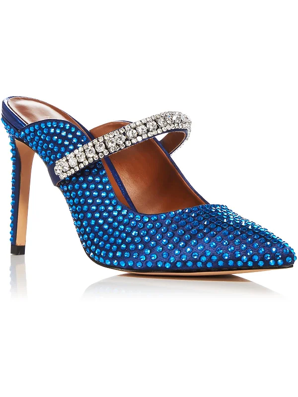 Women's breathable stiletto heel pumps for warm weatherDuke Crystal Womens Man Made Crystal Pumps