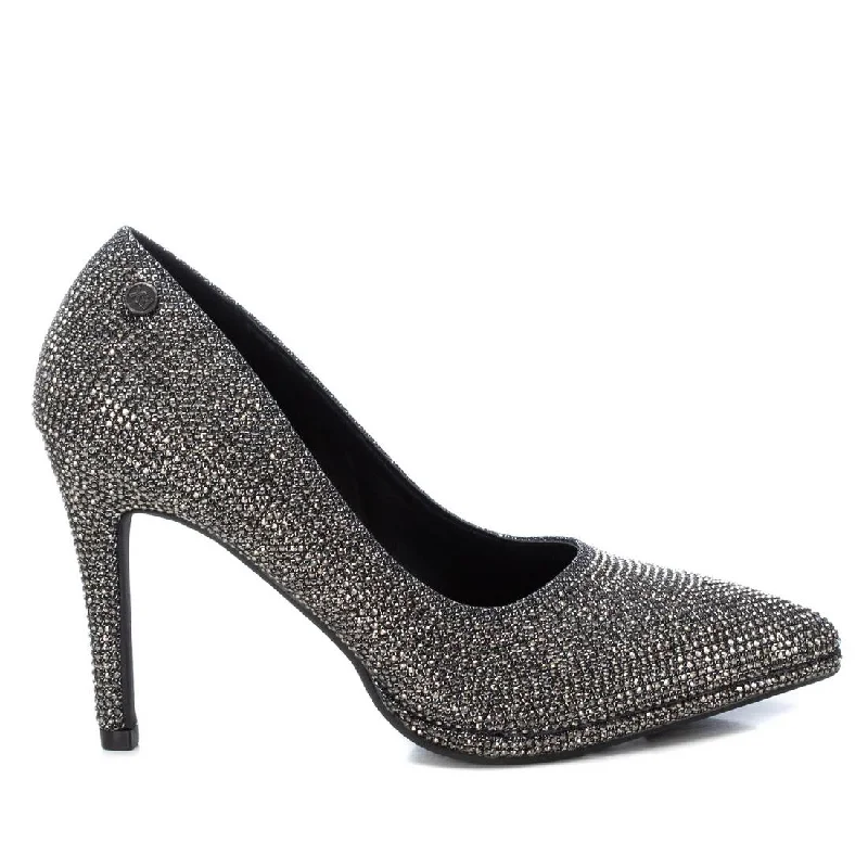 Women's genuine leather stiletto heel pumps with a soft finishXti Womens shoes