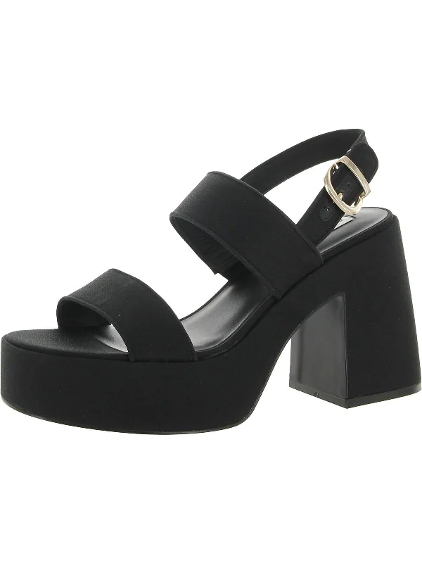 Women's platform stiletto heel pumps with a chunky soleValory Womens Wedge Platform Block Heels
