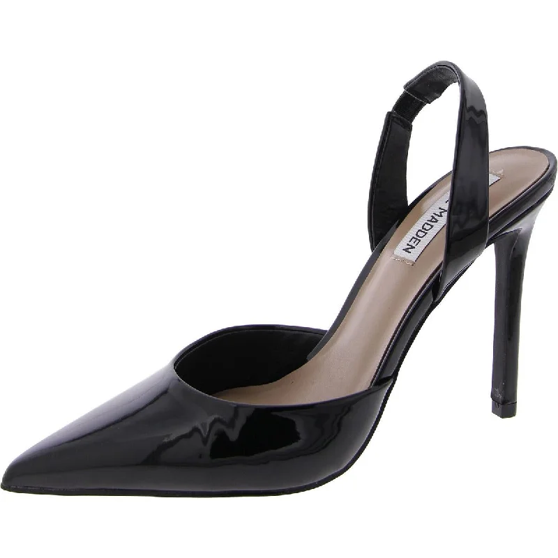 Women's studded stiletto heel pumps for an edgy lookKeepsake Womens Patent Pointed Toe Slingback Heels