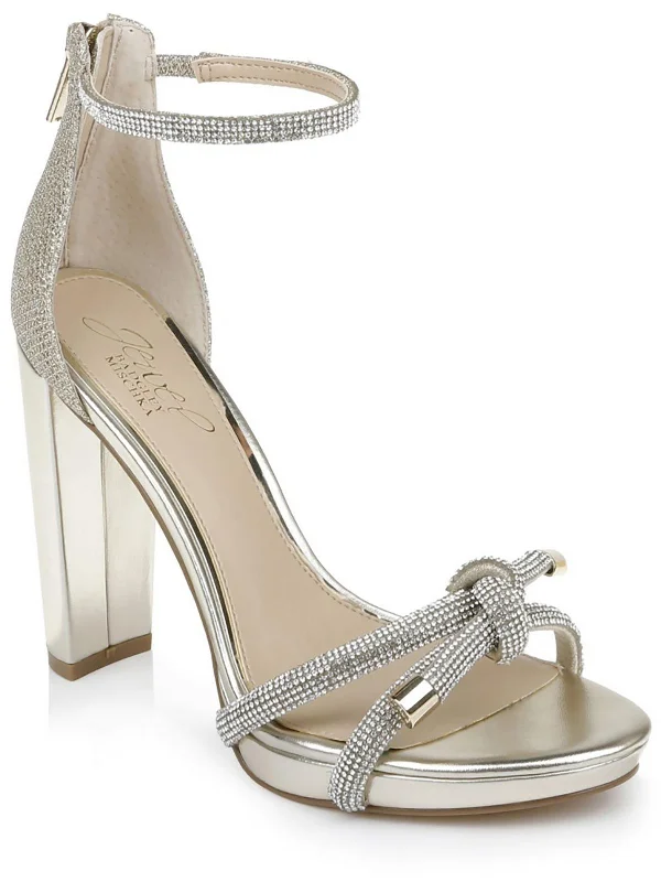 Women's mustard yellow stiletto heel pumps for a trendy pop of colorLexie Womens Glitter Dressy Pumps
