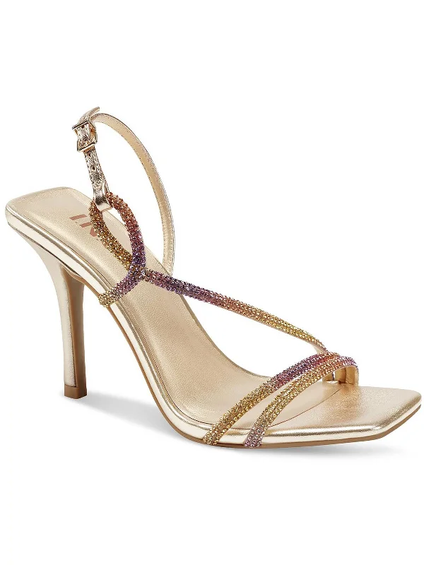 Women's forest green stiletto heel pumps for a nature - inspired lookKIRAF Womens Open Toe Ankle Strap Pumps