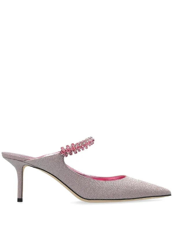 Women's satin - lined stiletto heel pumps for extra comfortJimmy Choo Women's With Heel Powder