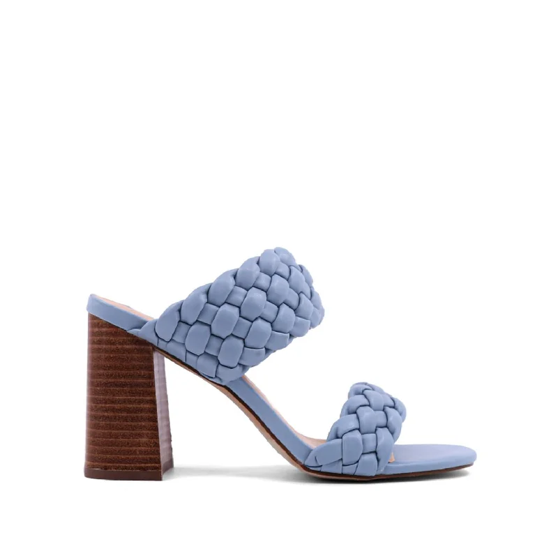 Women's adjustable - strap stiletto heel pumps for a customizable fitHeaven Block Heels In Light Blue