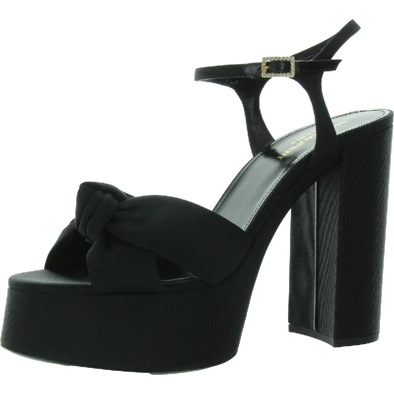 Women's breathable stiletto heel pumps for warm weatherWomens Platform Ankle Strap Platform Heels