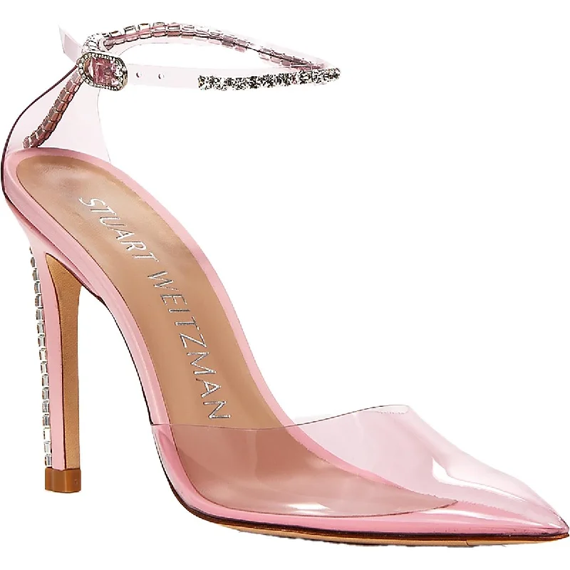 Women's office - appropriate stiletto heel pumps with a low - heel optionWomens Padded Insole Pointed Toe Pumps