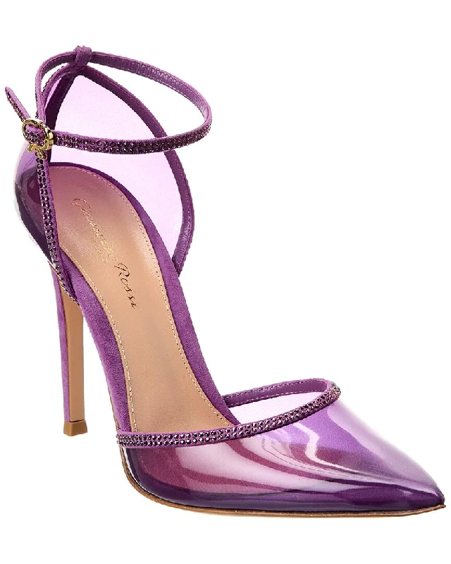 Women's business meeting stiletto heel pumps with a professional lookGianvito Rossi Sabina Plexi Pump